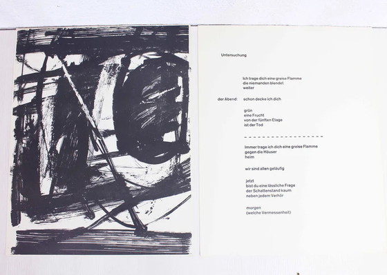 Image 1 of Lithographie de l'artiste suisse Bernd Völkle 1963