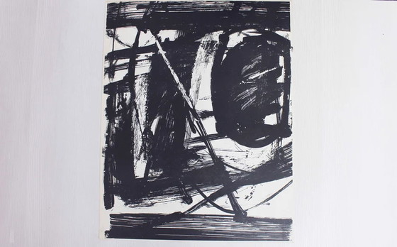 Image 1 of Lithographie de l'artiste suisse Bernd Völkle 1963