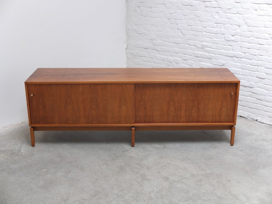 Image 1 of Walnut Lowboard by Jos De Mey for Van Den Berghe-Pauvers, 1960