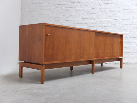 Image 1 of Walnut Lowboard by Jos De Mey for Van Den Berghe-Pauvers, 1960