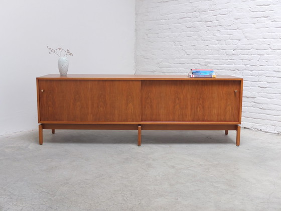 Image 1 of Walnut Lowboard by Jos De Mey for Van Den Berghe-Pauvers, 1960