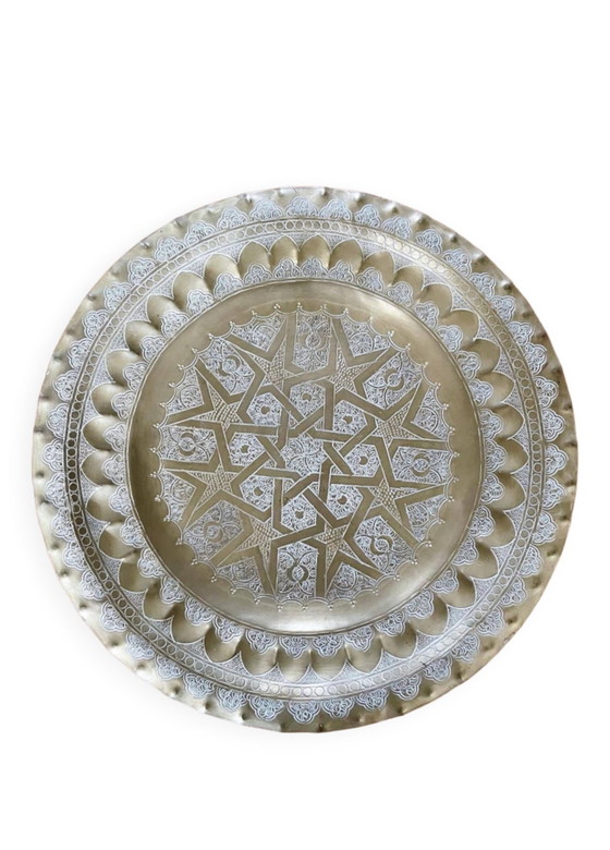 Image 1 of Moroccan Brass Tray