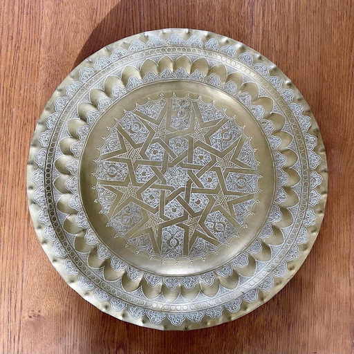 Moroccan Brass Tray