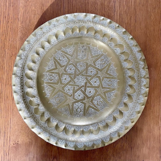 Image 1 of Moroccan Brass Tray