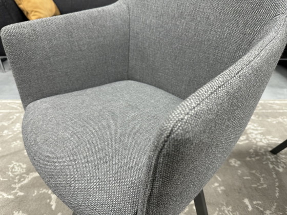 Image 1 of 2 Rolf Benz 620 Dining chairs gray fabric