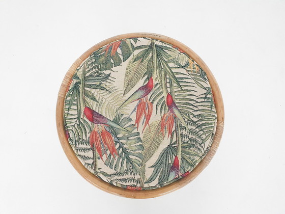 Image 1 of Sgabello vintage in rattan, anni '60