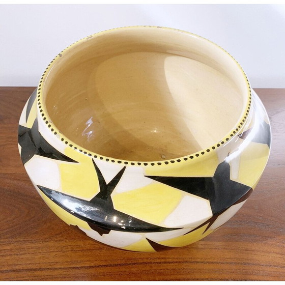 Image 1 of Vintage ceramic vase by Fenice Albisola for Manlio Trucco, Italy 1930