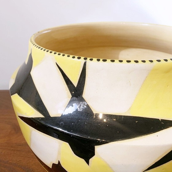 Image 1 of Vintage ceramic vase by Fenice Albisola for Manlio Trucco, Italy 1930