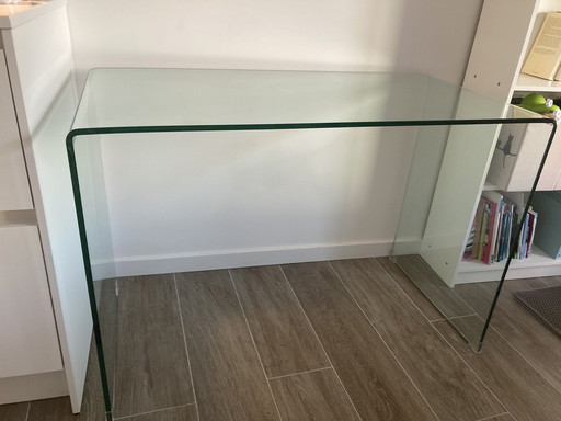 Kave Home Burano Glass Desk