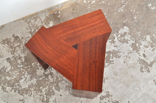 Vintage mahogany design side table