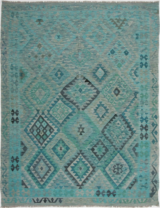 Image 1 of Original Old Style Kelim Afghan 238 X 181 Cm Top Condition