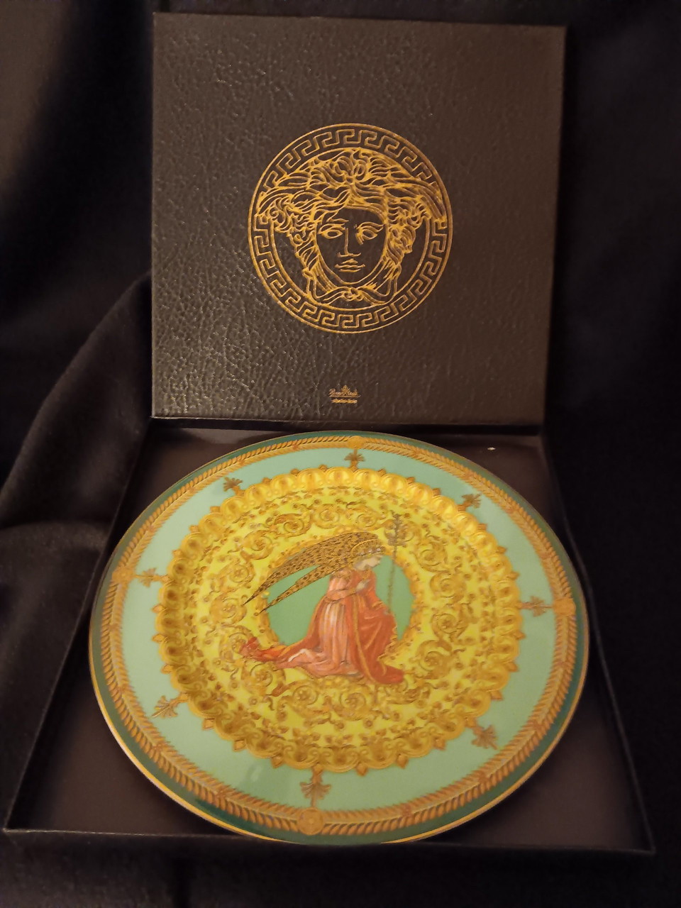 Versace ×RosenthalコラボXmas 1996 プレート経31cm rosenthal-versace-christmas-