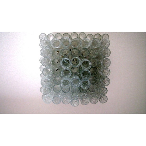 Image 1 of Vintage german Ice Glass Chandelier by Doria Leuchten - 1960s