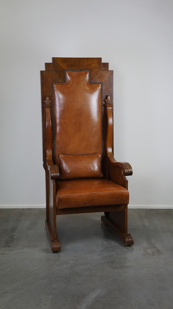 Image 1 of Sheep leather throne