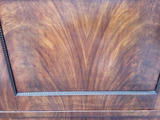 Image 1 of Biedermeier mahogany secretaire