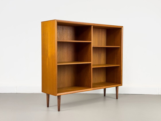 Image 1 of Danish Teak Bookshelf By H. W. Klein For Bramin, 1960S