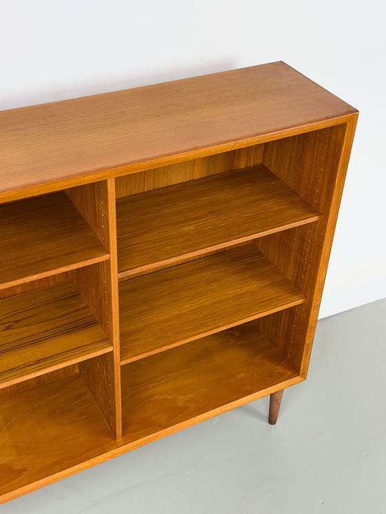 Image 1 of Danish Teak Bookshelf By H. W. Klein For Bramin, 1960S