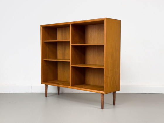 Image 1 of Danish Teak Bookshelf By H. W. Klein For Bramin, 1960S