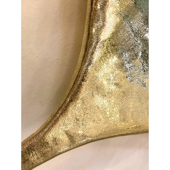 Image 1 of Contemporary Italian Brass Leaf Wall Sconce By Simoeng