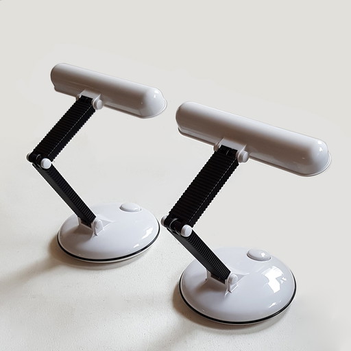 2x Mini Light Lampe de table ou lampe murale pliante fonctionnant sur piles par Kyoji Tanaka