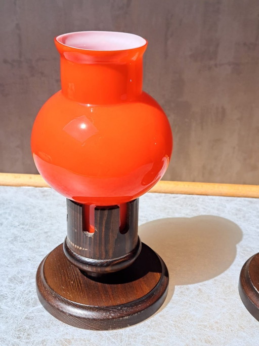 2x Lámparas de noche vintage Aneta Suecia