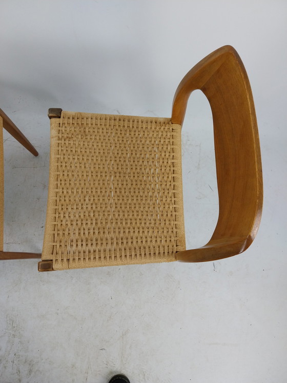 Image 1 of 2 x chaises de salle à manger niels otto muller modèle 71. 1960's