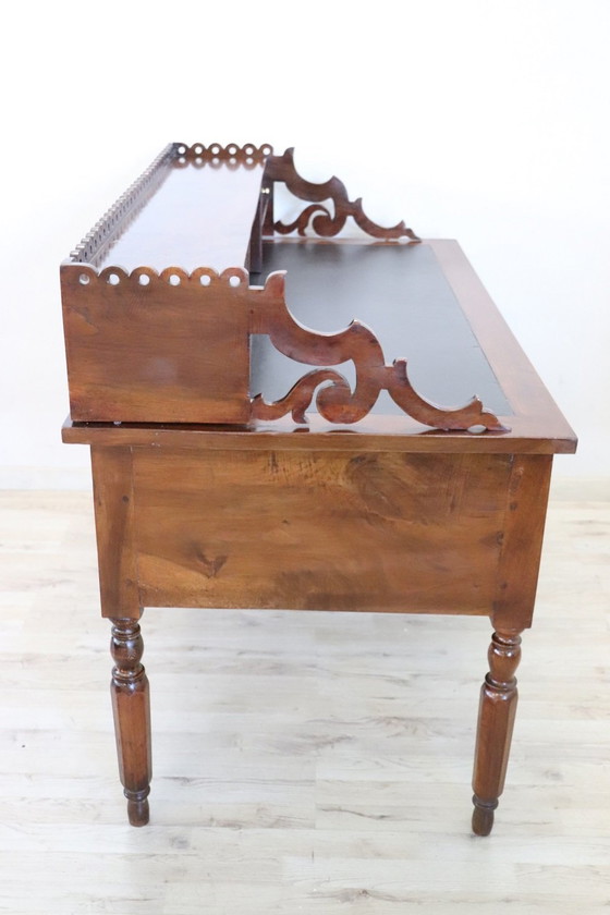 Image 1 of Antique Wooden Desk