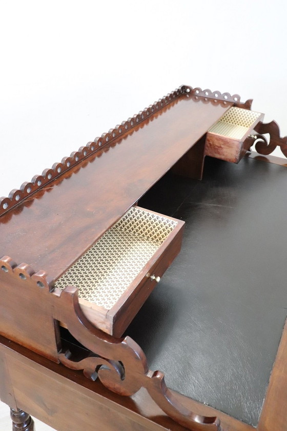 Image 1 of Antique Wooden Desk