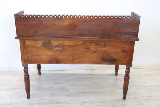 Image 1 of Antique Wooden Desk