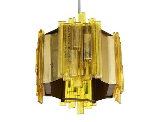 Image 1 of Pendant Light By Claus Bolby For Cebo Industri. Denmark 1960S