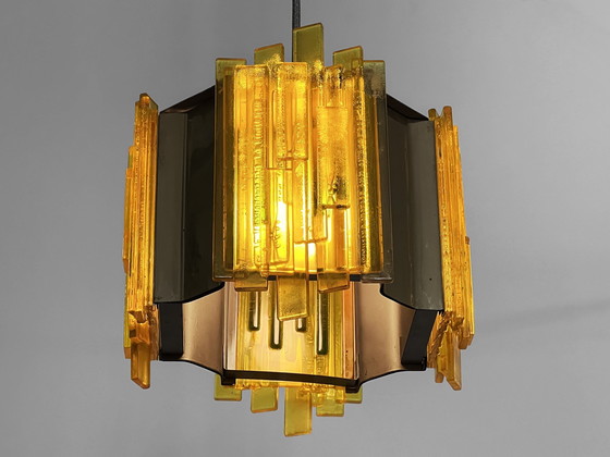 Image 1 of Pendant Light By Claus Bolby For Cebo Industri. Denmark 1960S