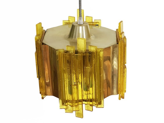 Image 1 of Pendant Light By Claus Bolby For Cebo Industri. Denmark 1960S