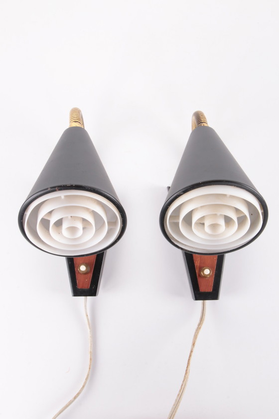 Image 1 of Danish Set of 2 flex spotlights 1960s