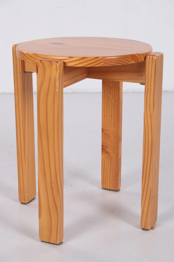 Image 1 of Danish design Brutalist side stool