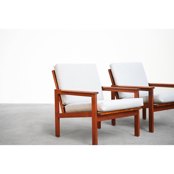 Image 1 of Pair of vintage armchairs by Illum Walkelsø for Niels Eilersen, 1960s