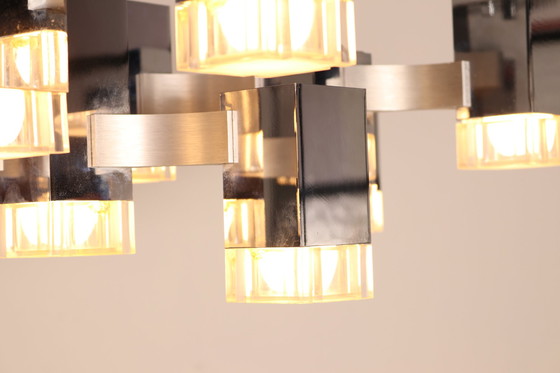 Image 1 of Sciolari Cubic ceiling lamp (by Gaetano Sciolari)