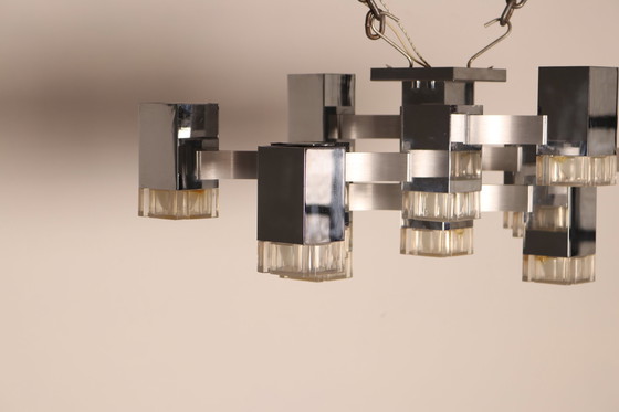 Image 1 of Sciolari Cubic ceiling lamp (by Gaetano Sciolari)