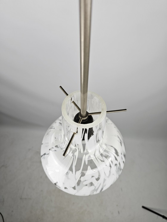 Image 1 of Italian pendant lamp clouded glass