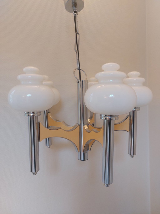 Mid - Century Gaetano Sciolari Ceiling Lamp.