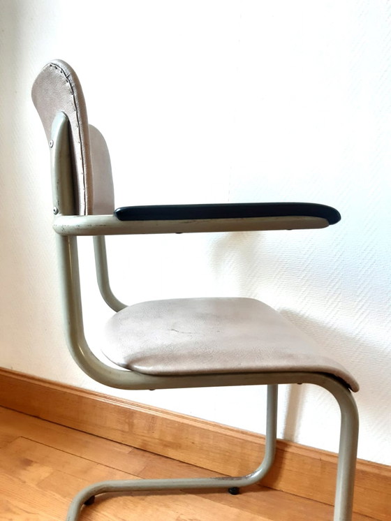 Image 1 of 2 x  chaises cantilever Tubax 1950