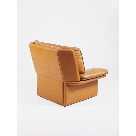 Image 1 of Vintage Leather Armchair by Titiana Ammannati & Giampiero Vitelli for Brunati, 1976
