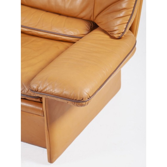Image 1 of Vintage Leather Armchair by Titiana Ammannati & Giampiero Vitelli for Brunati, 1976