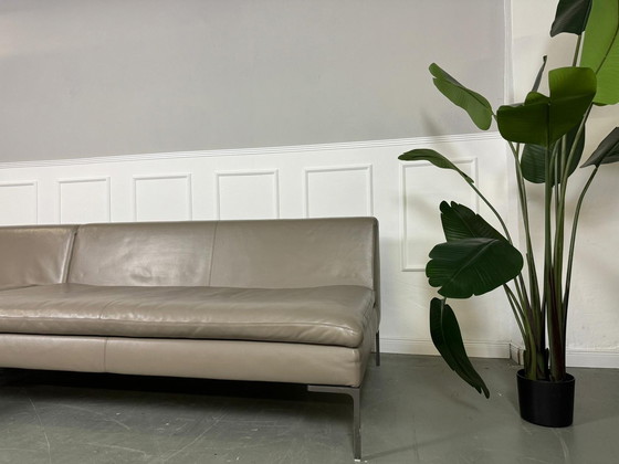 Image 1 of B&B Italia Charles designer brand sofa leather