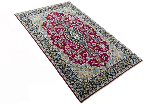 Hand-knotted Kerman Carpet 237 X 148 Cm Made of Wool