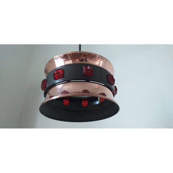 Image 1 of Vintage pendant light by Vitrika, Denmark, 1970s
