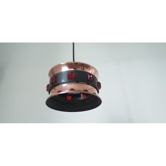 Image 1 of Vintage pendant light by Vitrika, Denmark, 1970s