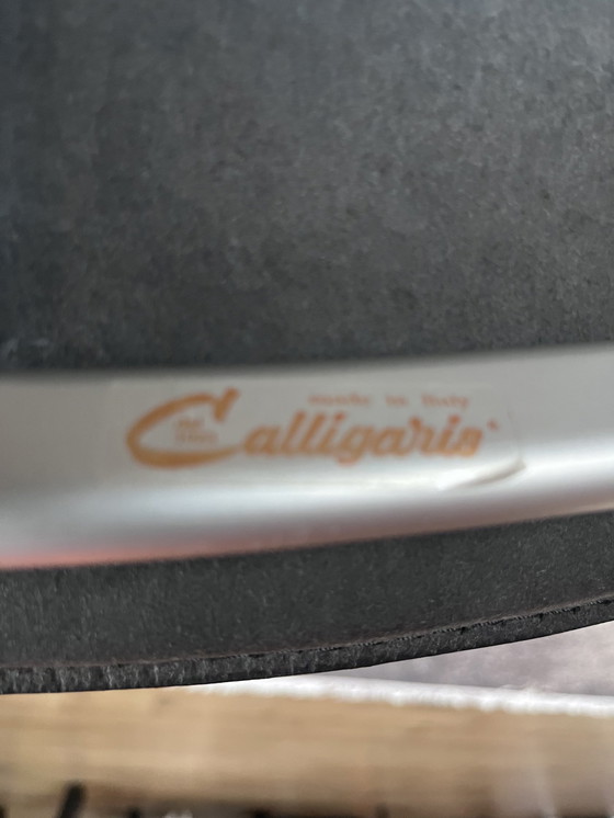 Image 1 of 4 sedie in pelle Calligaris 