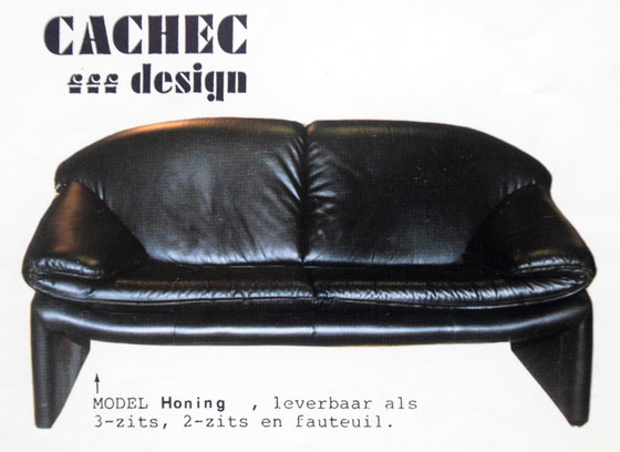 Image 1 of Cachec Leather 2 And 3-Seater Sofa