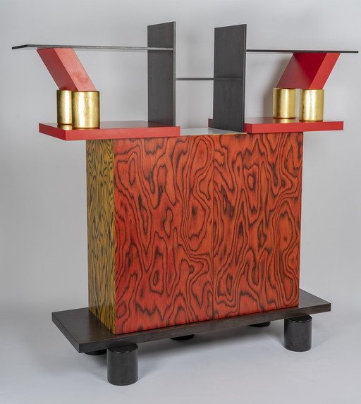 "Freemont" Cabinet By E.Sottsass, 1984 Edited By Memphis