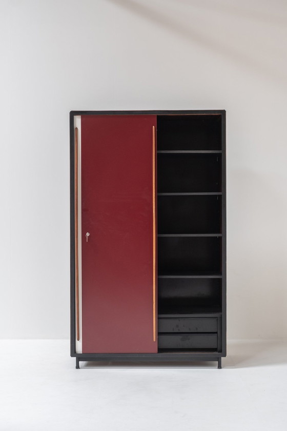 Image 1 of Large Cabinet By Willy Van Der Meeren For Tubax 1952